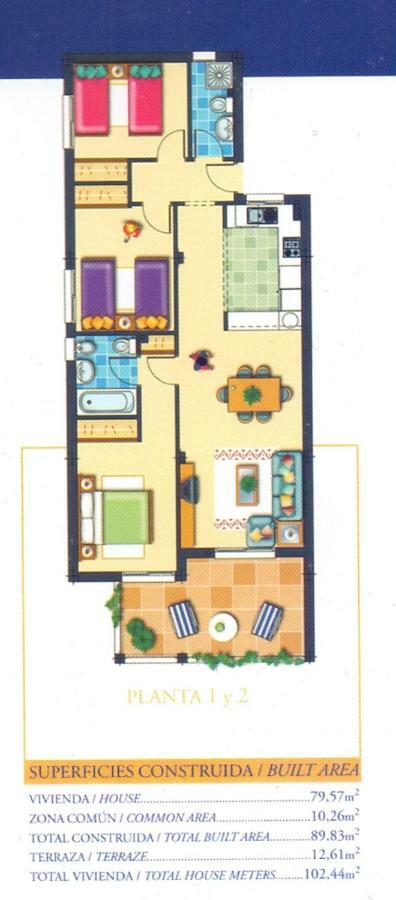 Ribera Beach 1 Apartment NALI Mar de Cristal Bagian luar foto